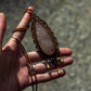 Rose Quartz macrame necklace