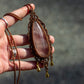 Rose Quartz macrame necklace